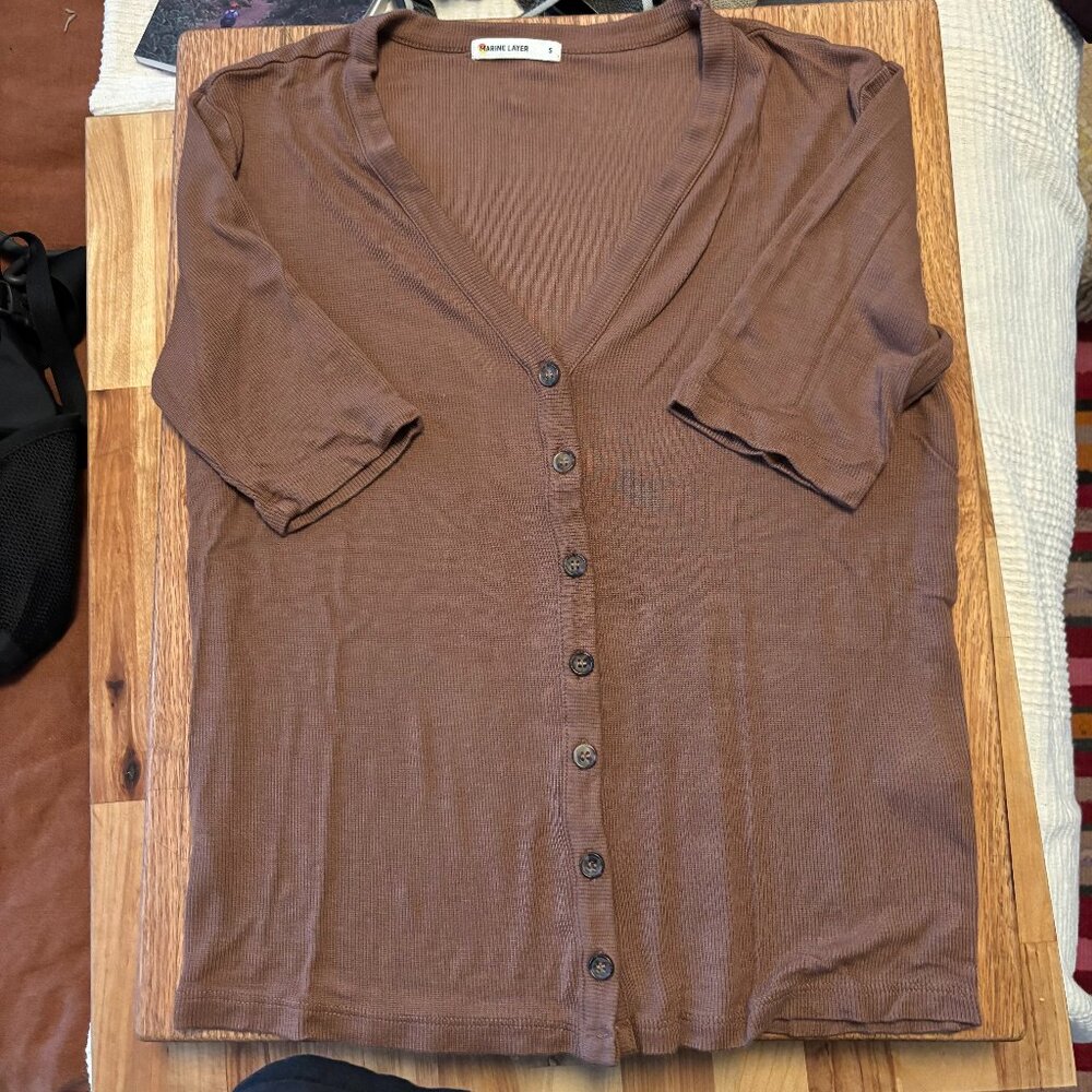 Marine Layer V Neck Henley